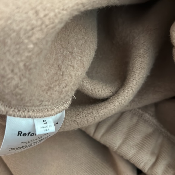 NWT Reformation Boyfriend Sweatpant in Teak - Picture 8 of 8